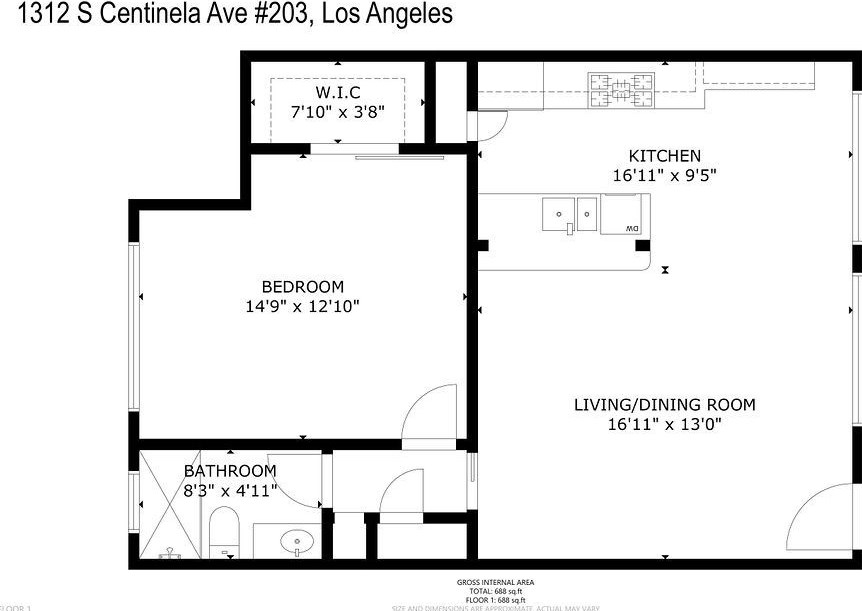 1312 Centinela Ave, Los Angeles CA  90025-1908 exterior