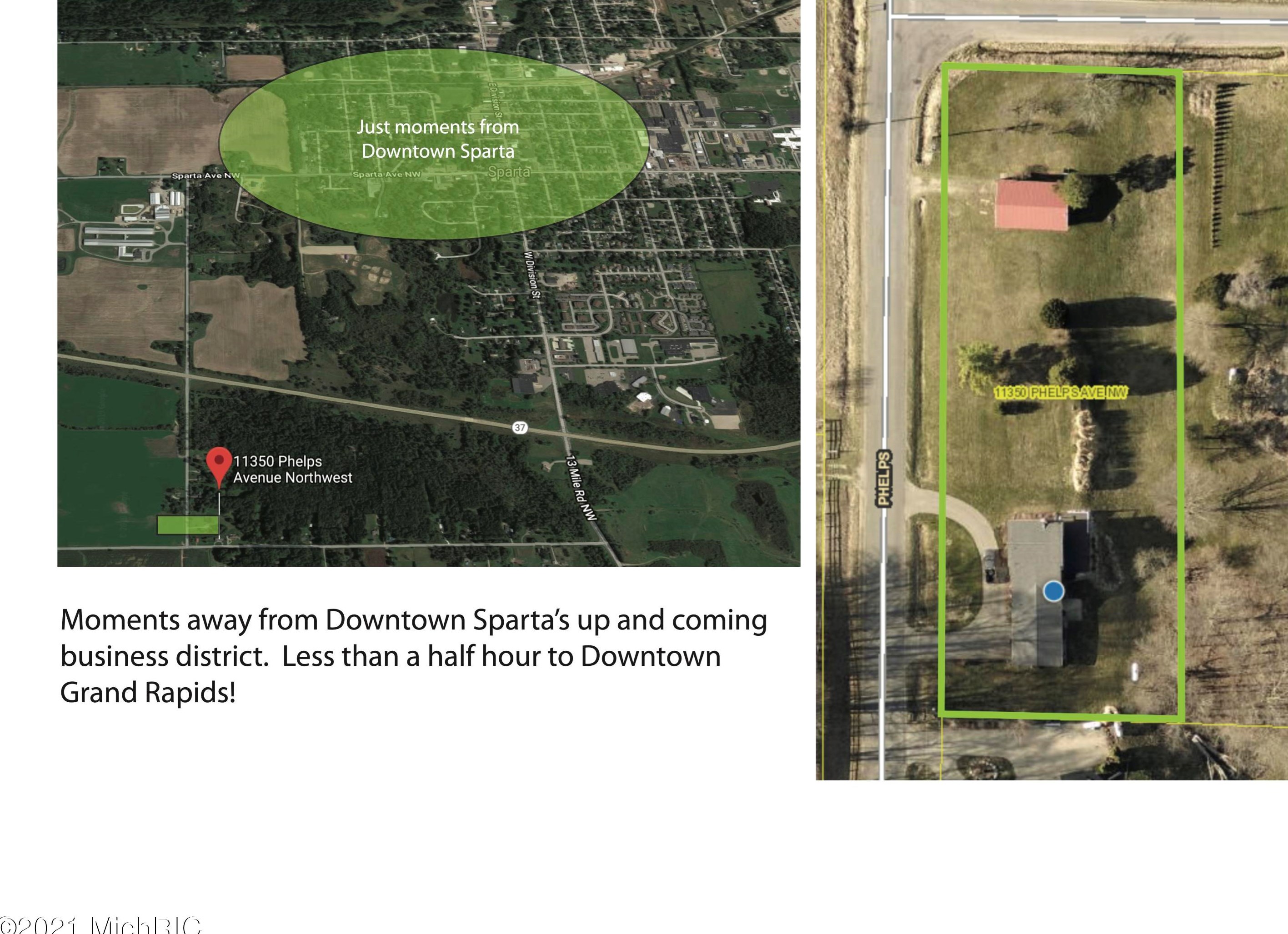 11350 Phelps Ave, Sparta MI 49345-9797 exterior