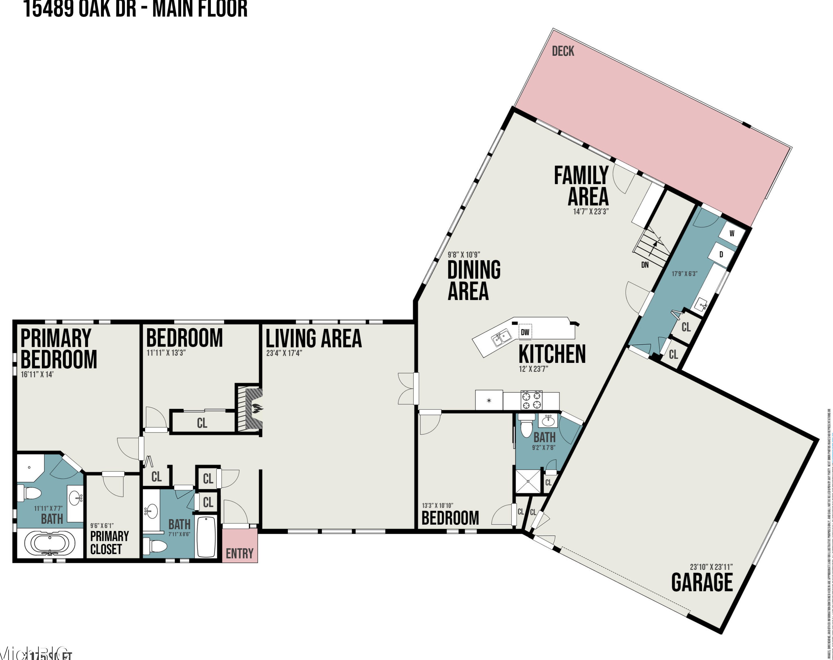 15489 Oak Dr, Spring Lake MI 49456-2147 exterior