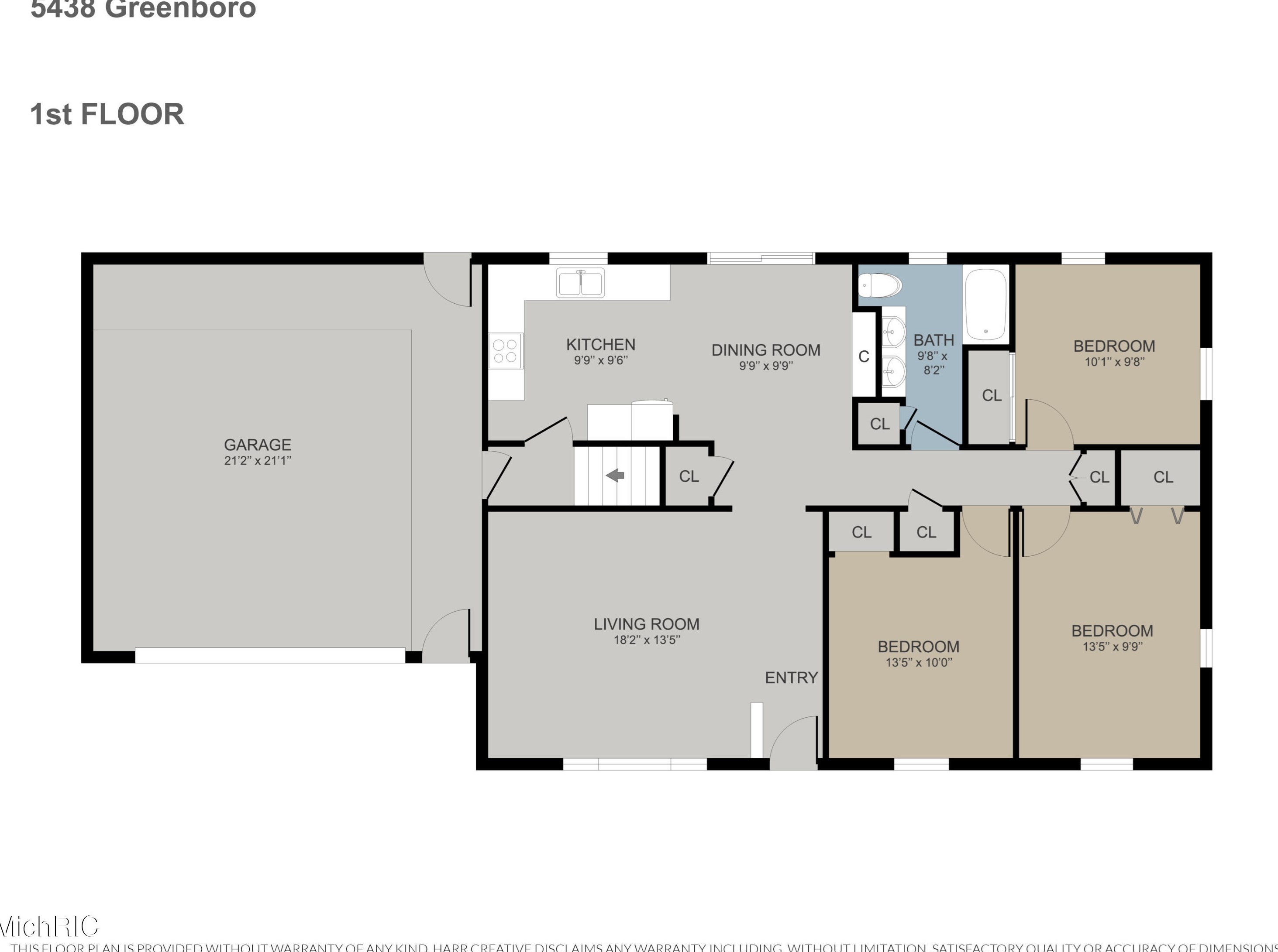 5438 Greenboro Dr, Grand Rapids MI  49508-6044 exterior