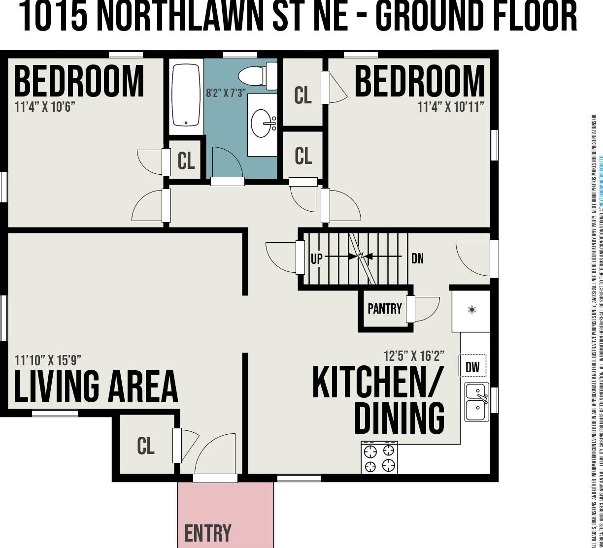 1015 Northlawn St, Grand Rapids MI  49505-3721 exterior