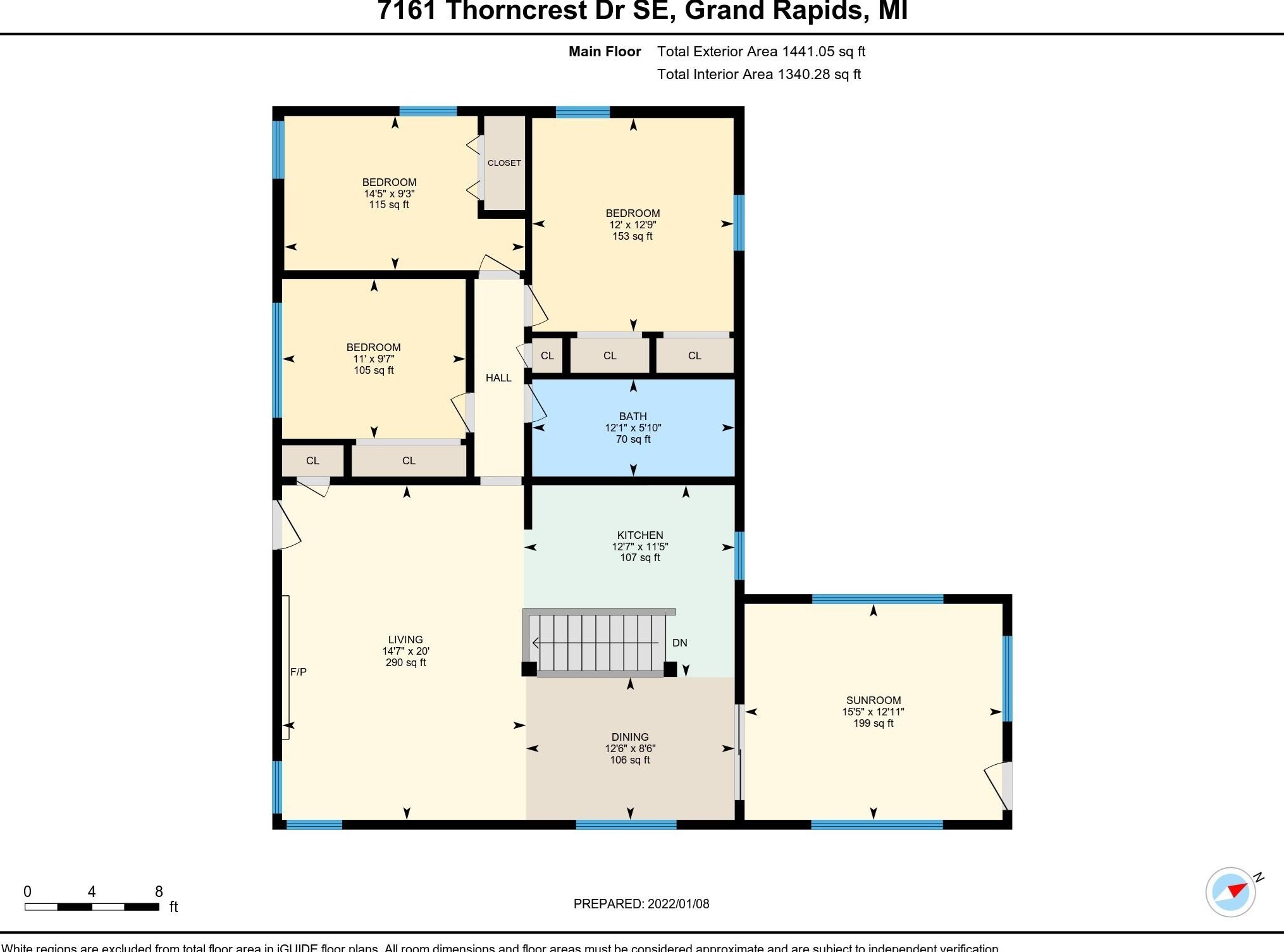 7161 Thorncrest Dr, Grand Rapids MI 49546-7358 exterior