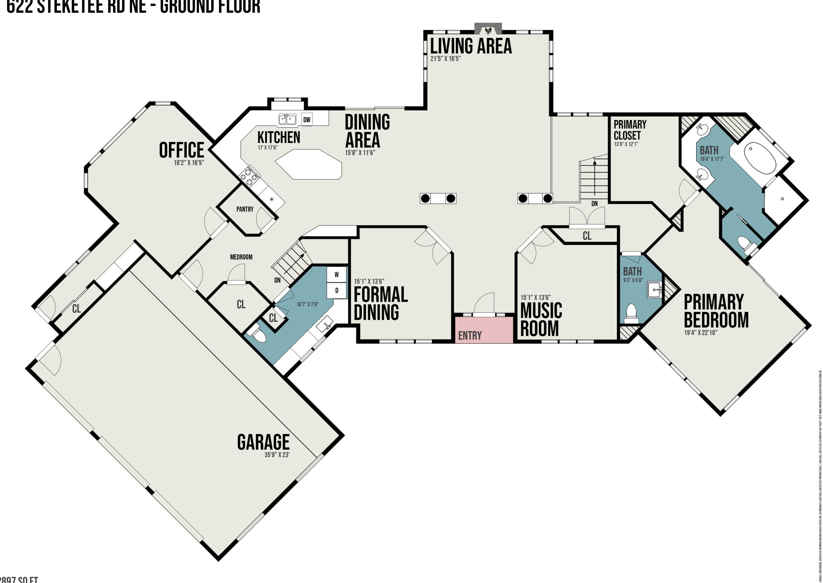 622 Steketee Rd, Ada MI 49301-8765 exterior