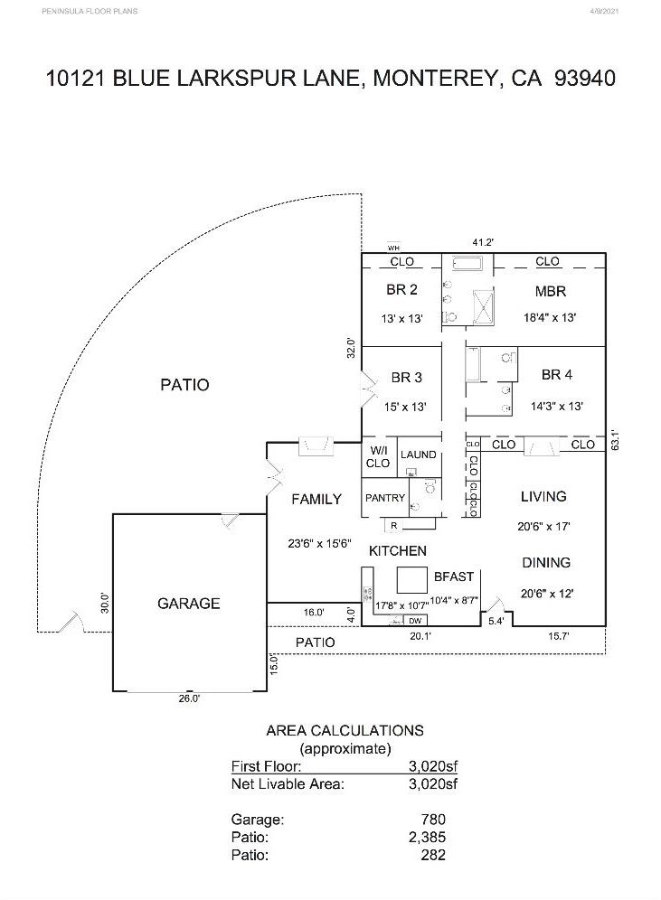 10121 Blue Larkspur Ln, Monterey CA  93940-6501 exterior