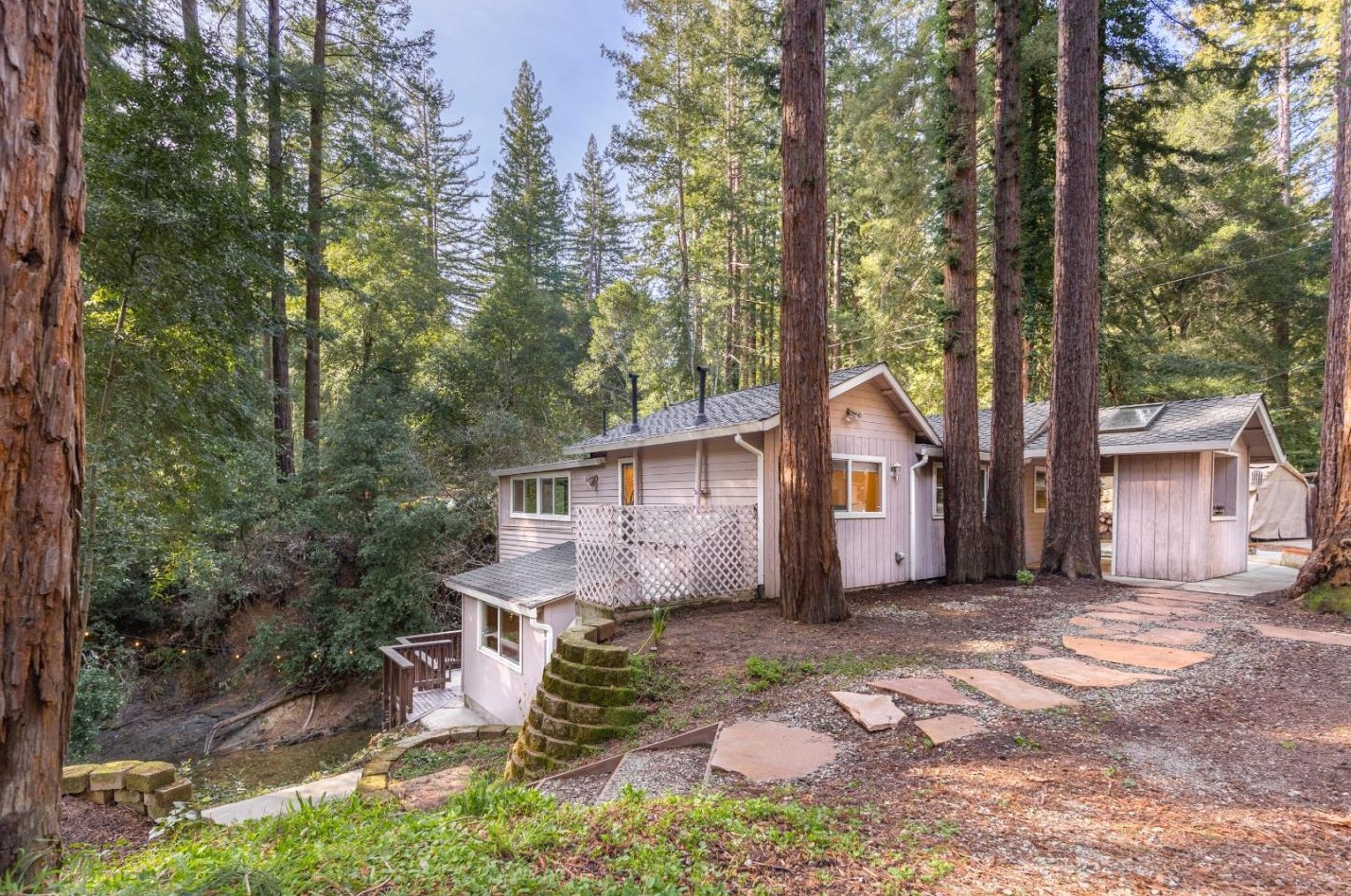 185 Spring Creek Rd, Big Basin CA  95006-8814 exterior