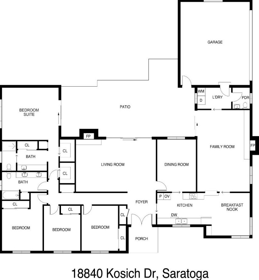 18840 Kosich Dr, Saratoga CA  95070-3554 exterior