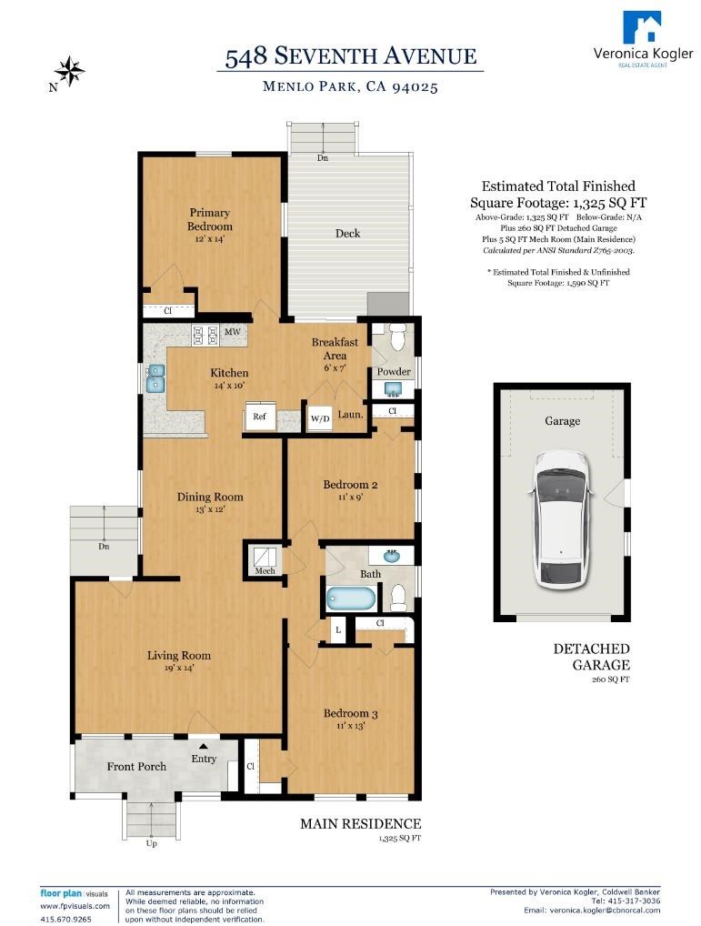 548 7th Ave, Menlo Park CA  94025-1847 exterior