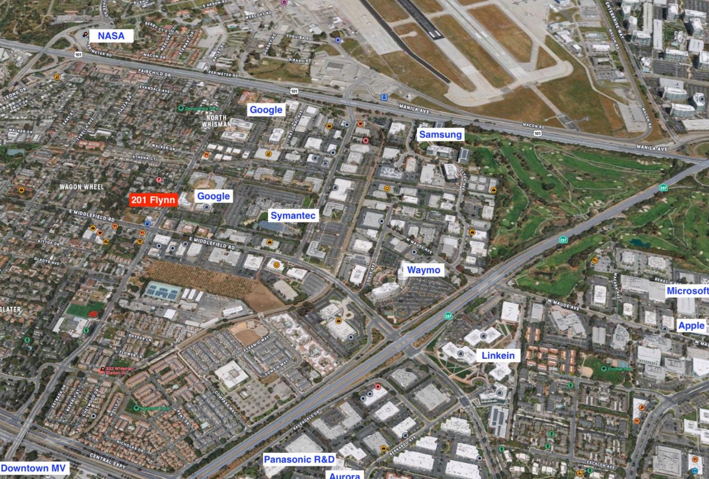 201 Flynn Ave, Mountain View CA  94043-3912 exterior