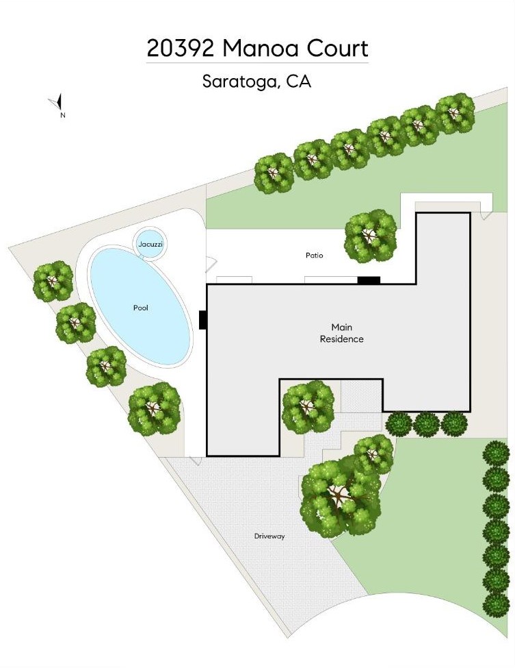 20392 Manoa Ct, Saratoga CA  95070-4909 exterior