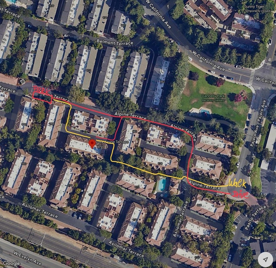 984 Alpine Ter, Sunnyvale CA  94086-2458 exterior