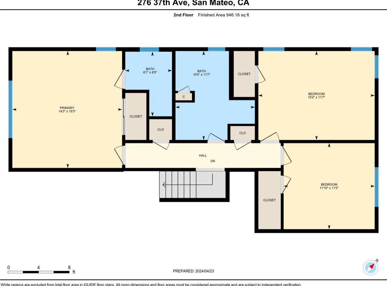 276 37th Ave, San Mateo CA  94403-4325 exterior