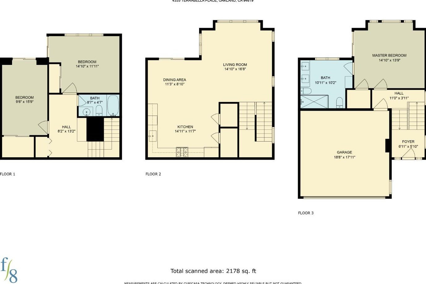 4335 Terrabella Pl, Oakland CA  94619-3154 exterior