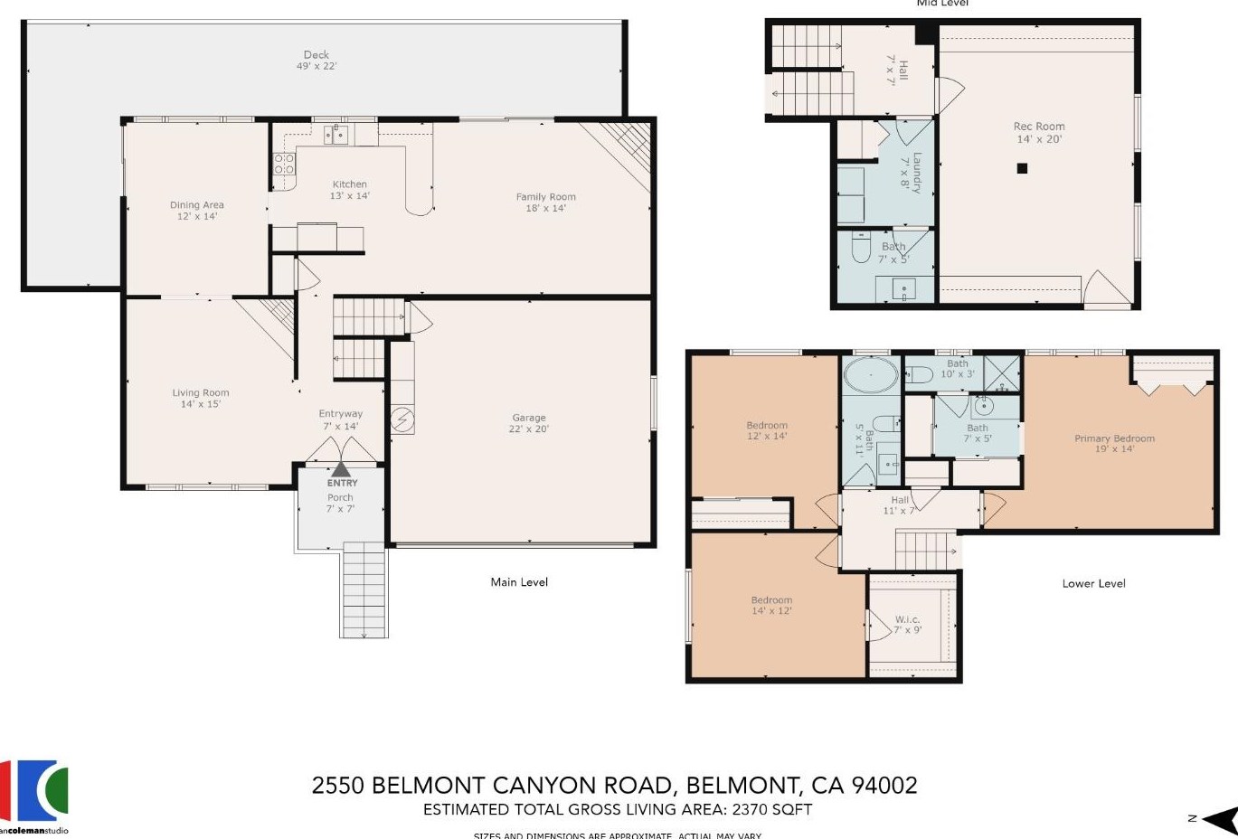 2550 Belmont Canyon Rd, Belmont CA  94002-1201 exterior