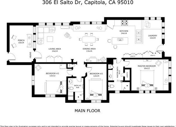 306 El Salto Dr, Capitola CA 95010-3414 exterior