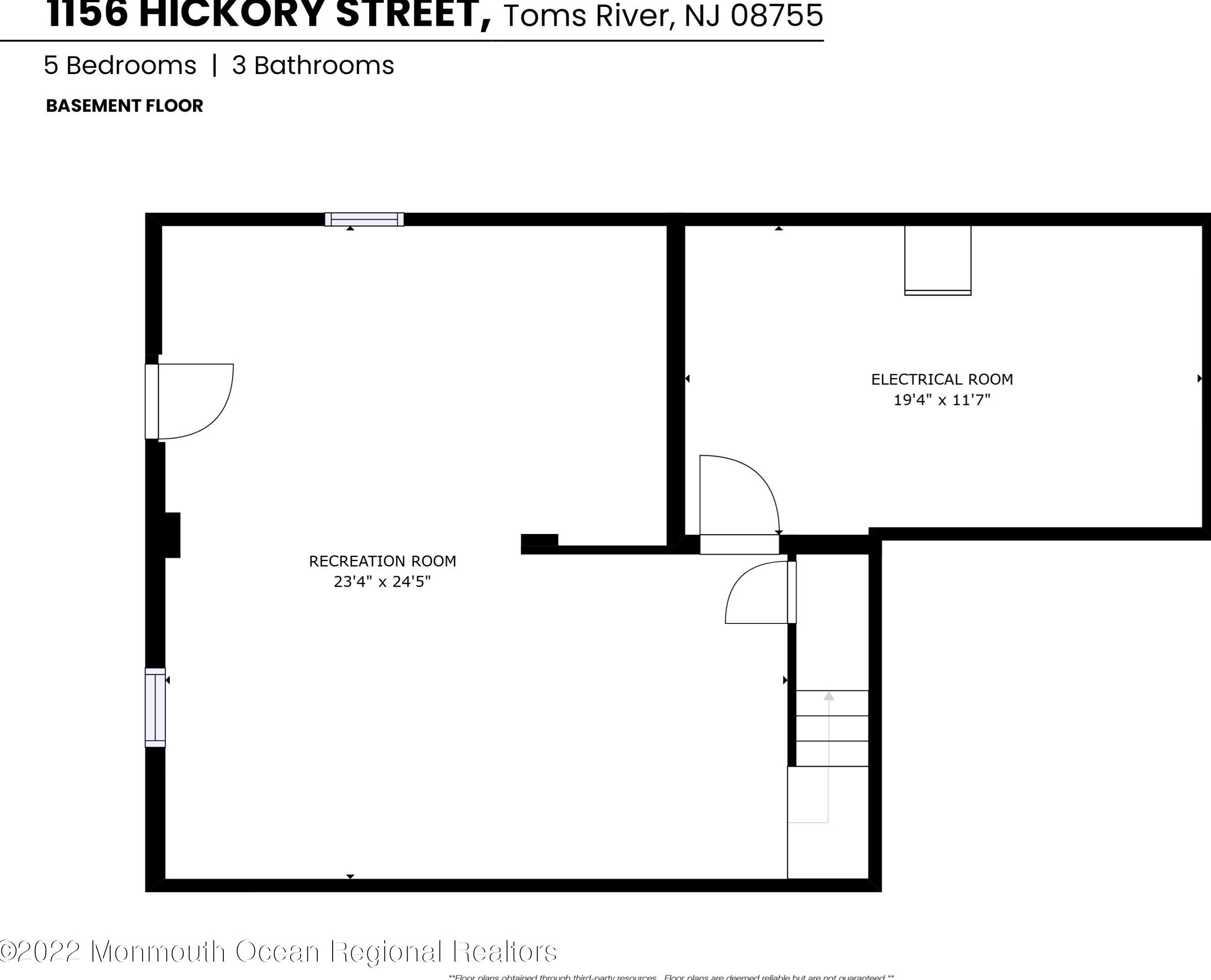 1156 Hickory St, Toms River NJ 08755-1302 exterior