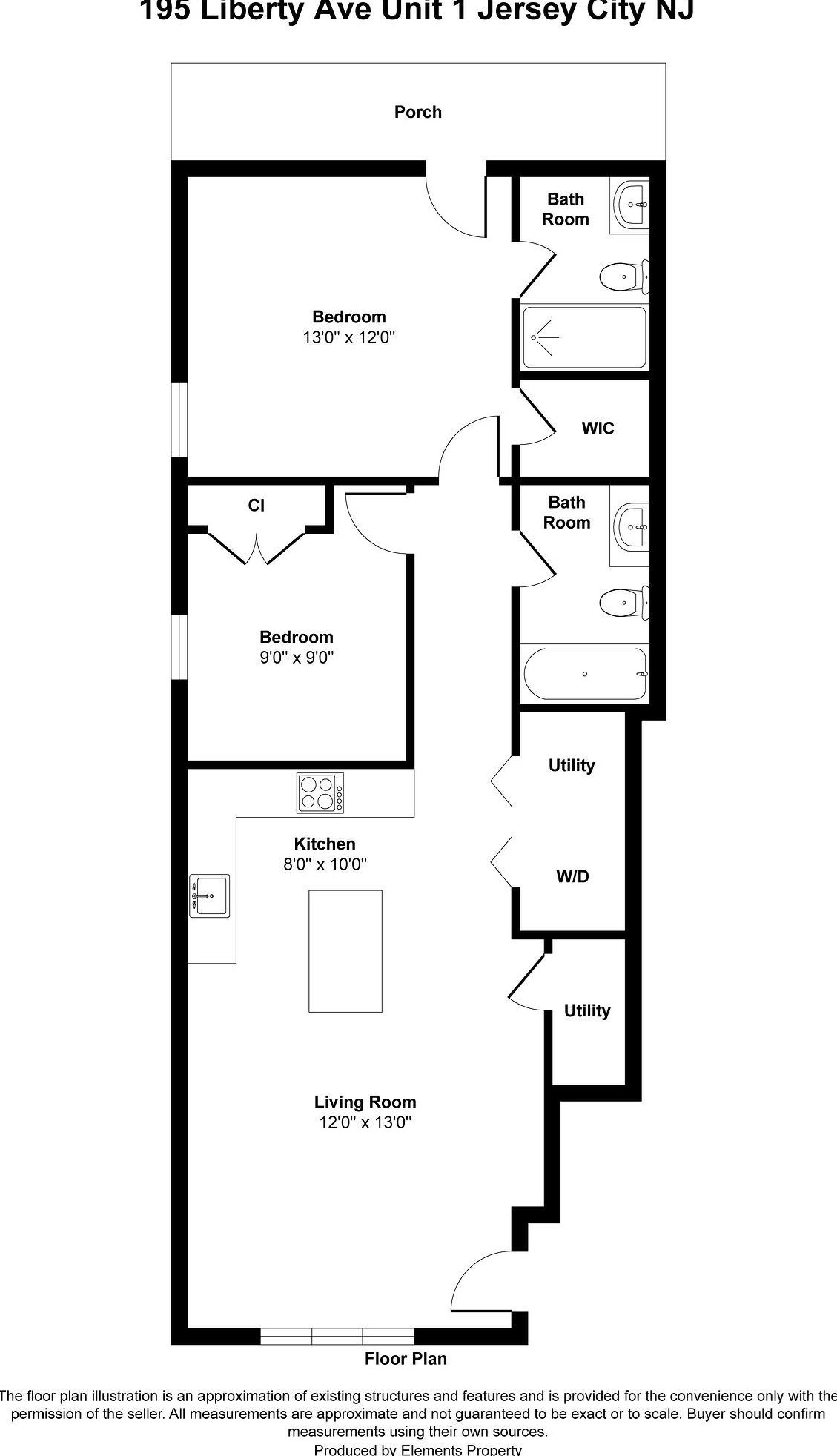 195 Liberty Ave, Jersey City NJ 07306-4919 exterior