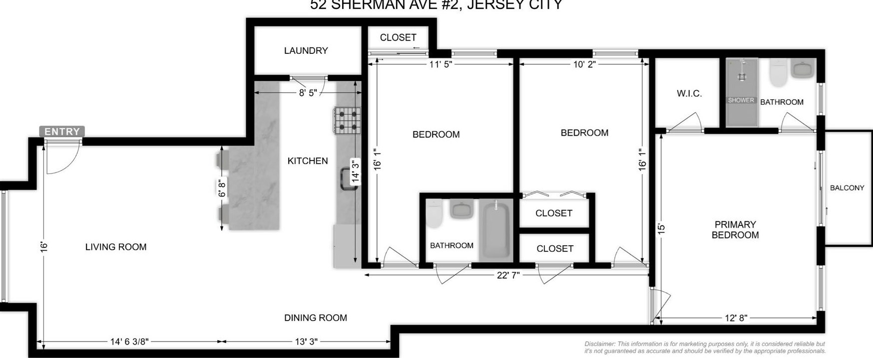 52 Sherman Ave, Jersey City NJ  07307-2269 exterior