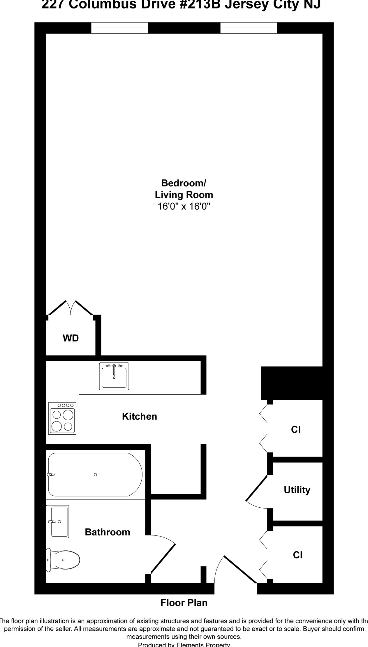 227 Christopher Columbus Dr, Jersey City NJ  07302-3433 exterior