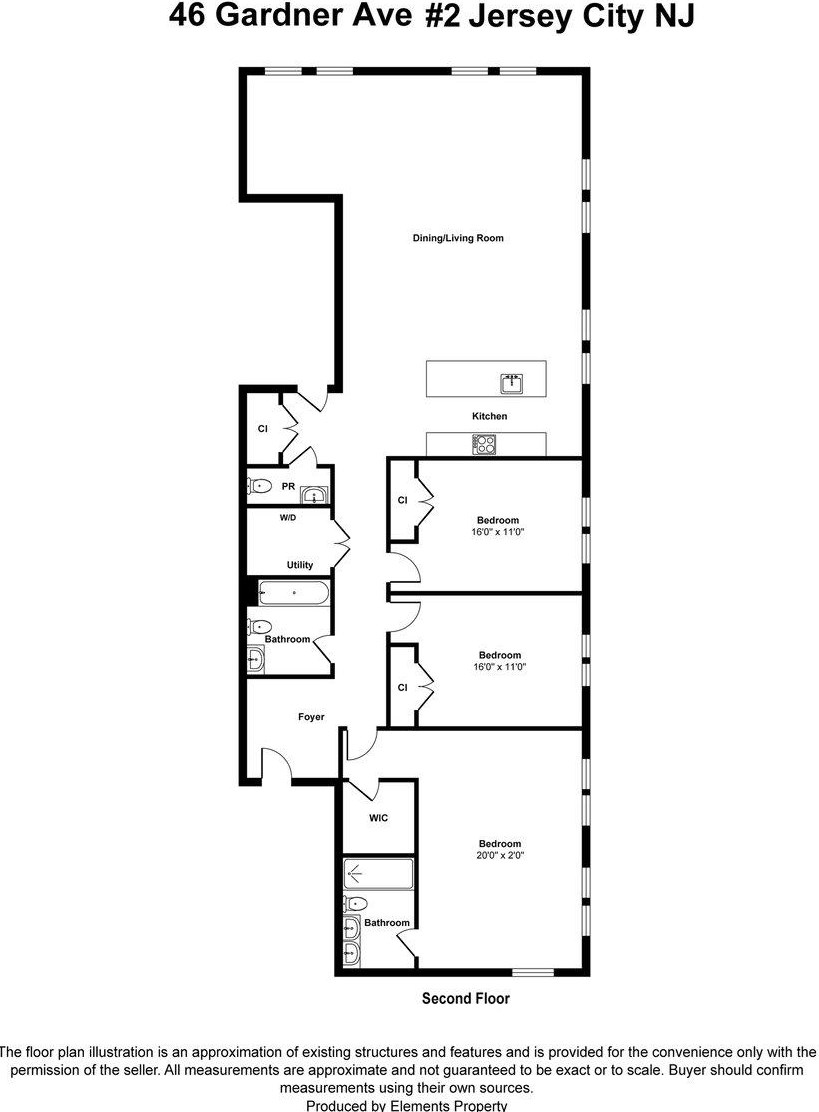 46 Gardner Ave, Jersey City NJ 07304-3014 exterior