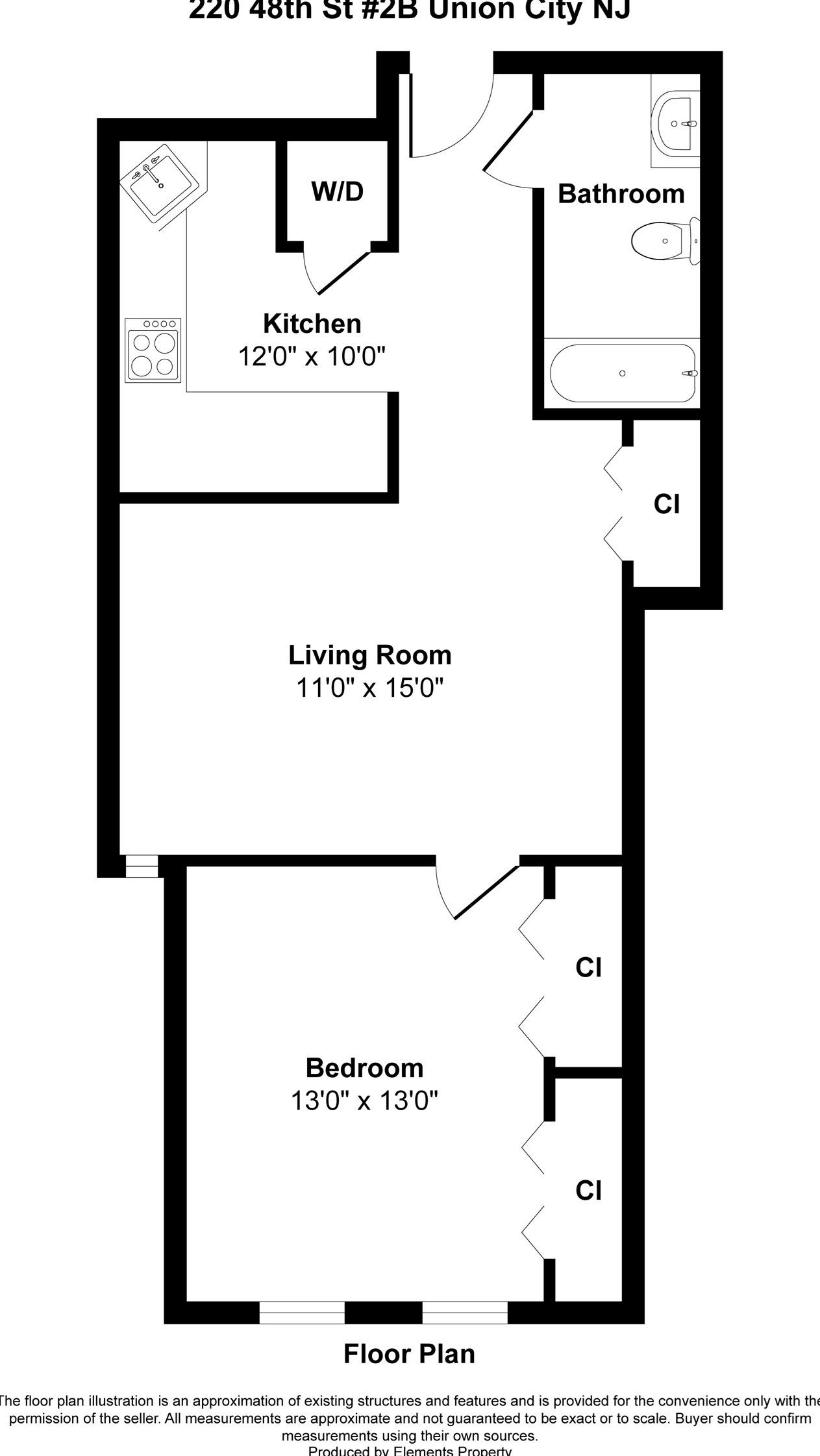 220 48th St, Union City NJ 07087-6459 exterior