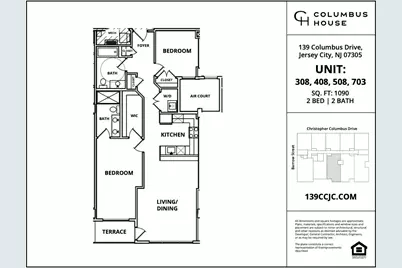 139 Christopher Columbus Dr #508, Jersey City, NJ 07302 - Photo 35