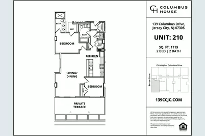 139 Christopher Columbus Dr #210, Jersey City, NJ 07302 - Photo 35