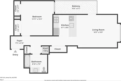 160 1st St #1013, Jersey City, NJ 07302 - Photo 47