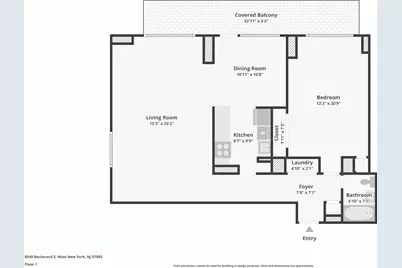 6040 Blvd East #03, West New York, NJ 07093 - Photo 1
