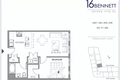 16 Bennett St #509, Jersey City, NJ 07304 - Photo 13