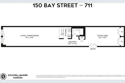 150 Bay St #711, Jersey City, NJ 07302 - Photo 9
