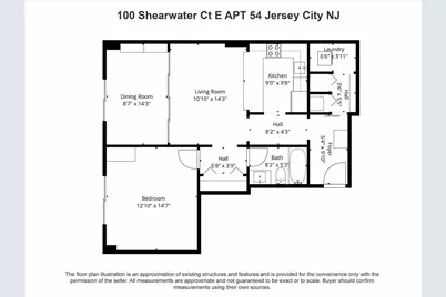 100 Shearwater Ct East #54, Jersey City, NJ 07305 - Photo 13