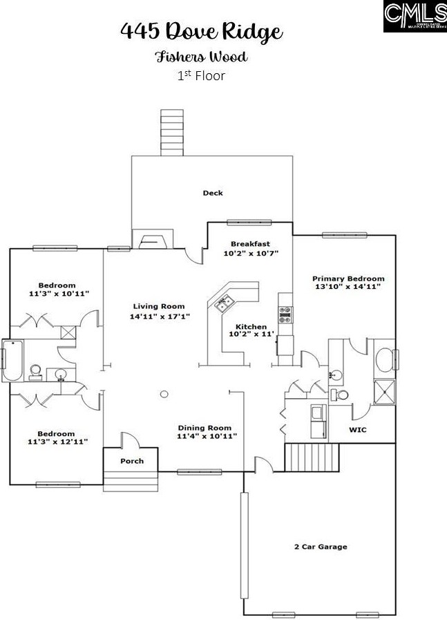 445 Dove Rdg Rd, Columbia SC 29223-5590 exterior