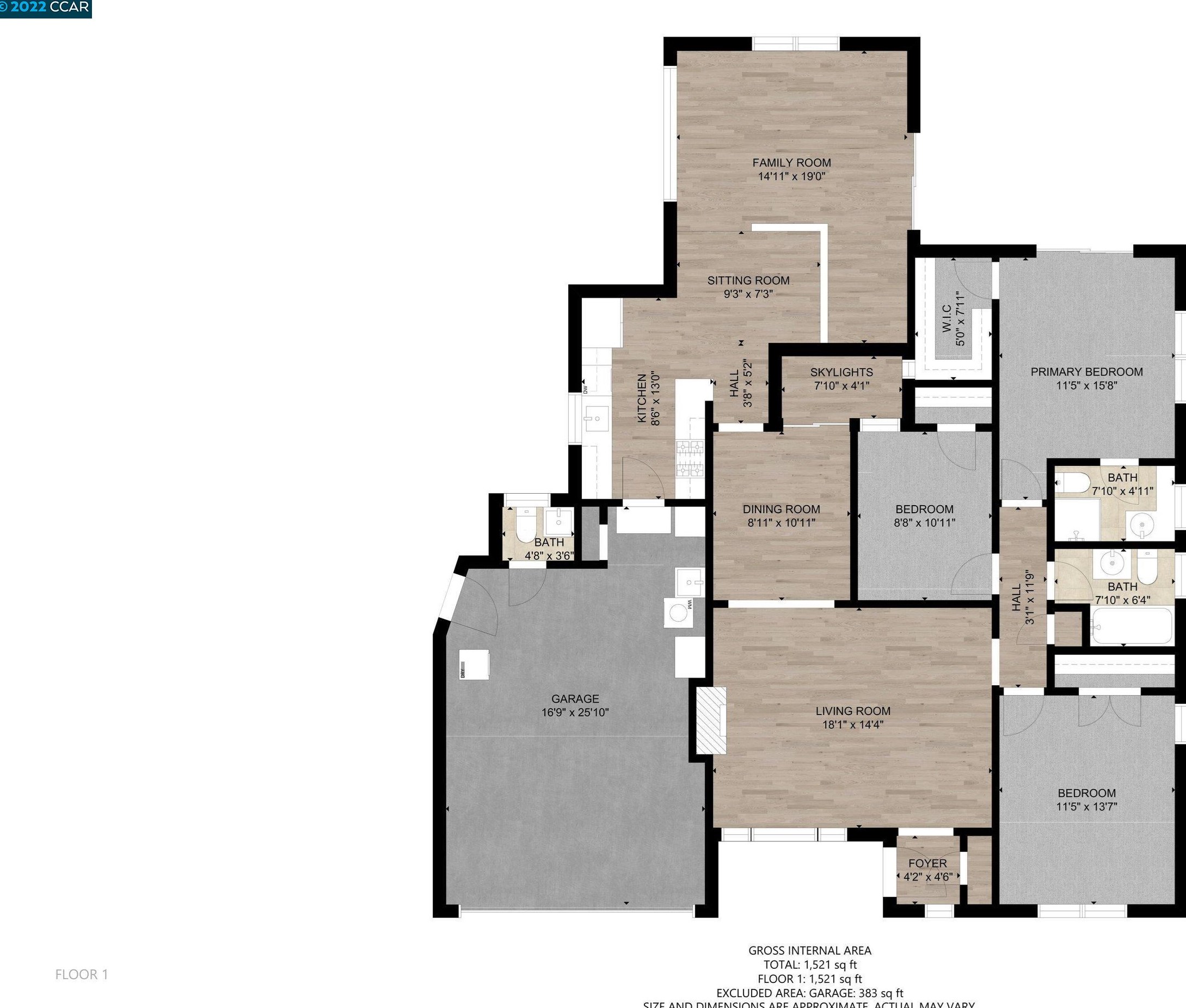 2117 Stratford Way, San Mateo CA  94403-1722 exterior