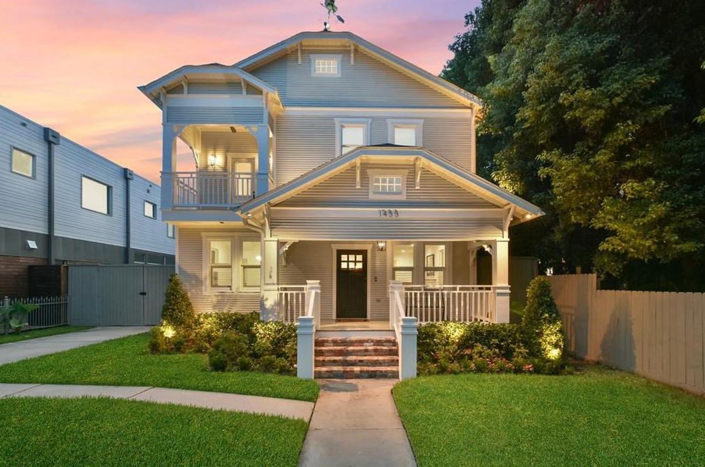 1433 Waverly, Houston TX  77008-4150 exterior