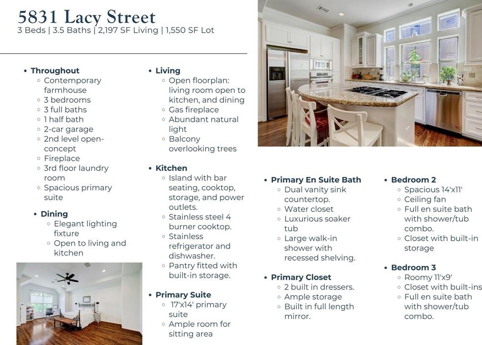 5831 Lacy St, Houston TX  77007-7142 exterior