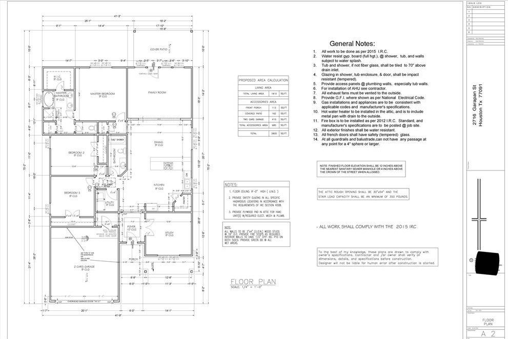 2716 Garapan St, Houston TX  77091-3044 exterior