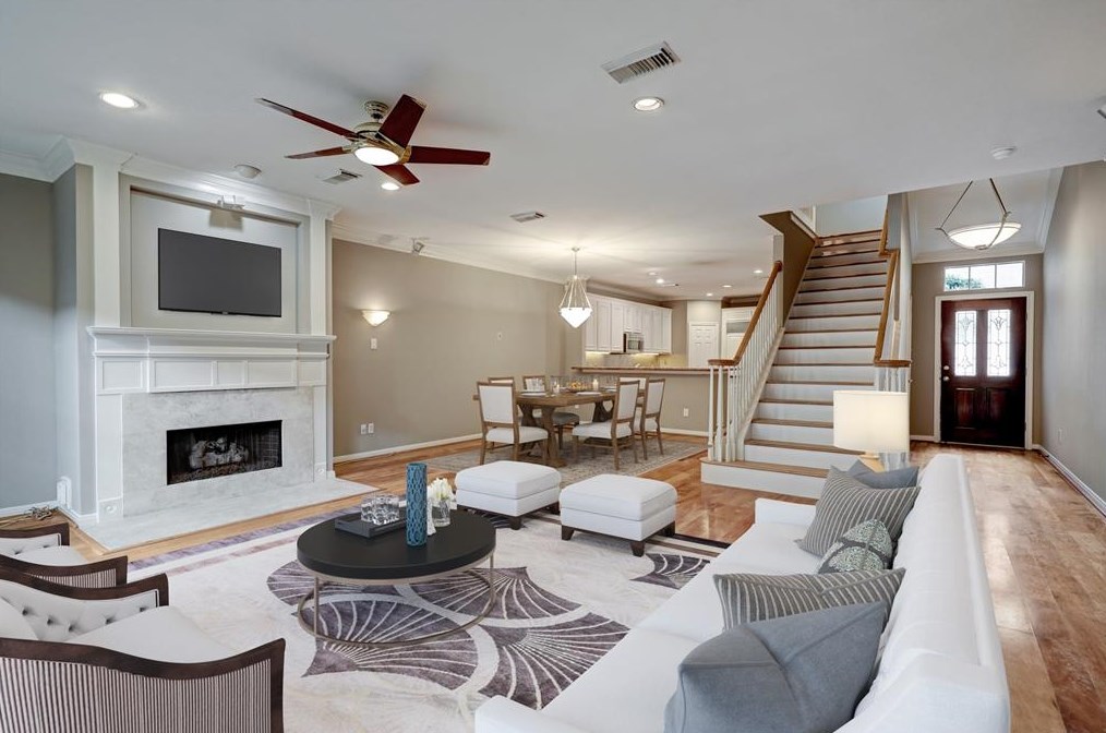 4443 Castle Court Pl, Houston TX  77006-5763 exterior