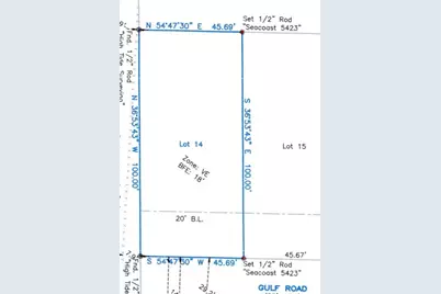 Lot 14 Gulf Road, Crystal Beach, TX 77650 - Photo 1