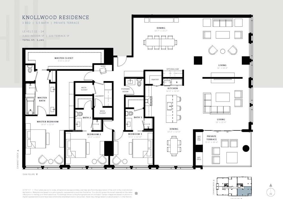 5656 San Felipe St, Houston TX  77056-2615 exterior