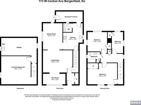 173 Central Ave, Bergenfield NJ 07621-1209 exterior