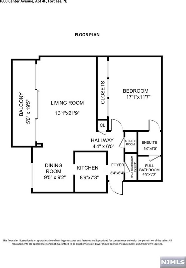 1600 Center Ave, West Fort Lee NJ  07024-4731 exterior