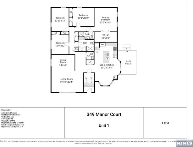 349 Manor Ct, Lyndhurst NJ 07071-1007 exterior