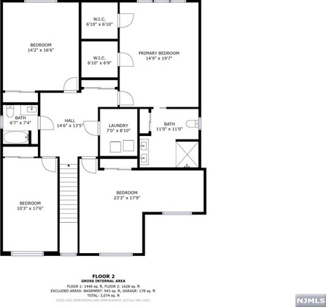 11 Macarthur Dr, Saddle Brook NJ  07663-4705 exterior