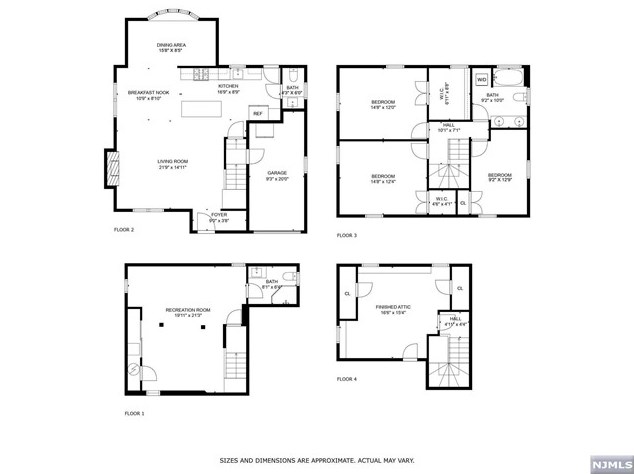 50 Crane Ave, Rutherford NJ  07070-2536 exterior