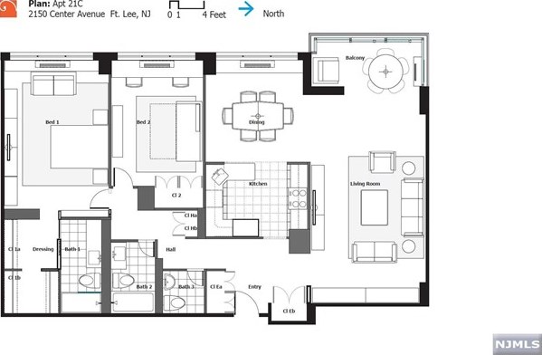 2150 Center Ave, West Fort Lee NJ  07024-5857 exterior