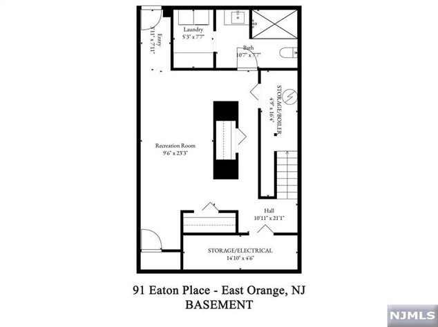 91 Eaton Pl, East Orange NJ  07017-5127 exterior
