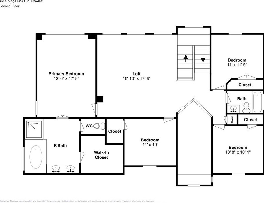 9614 Kings Link Cir, Rowlett TX  75089-9557 exterior