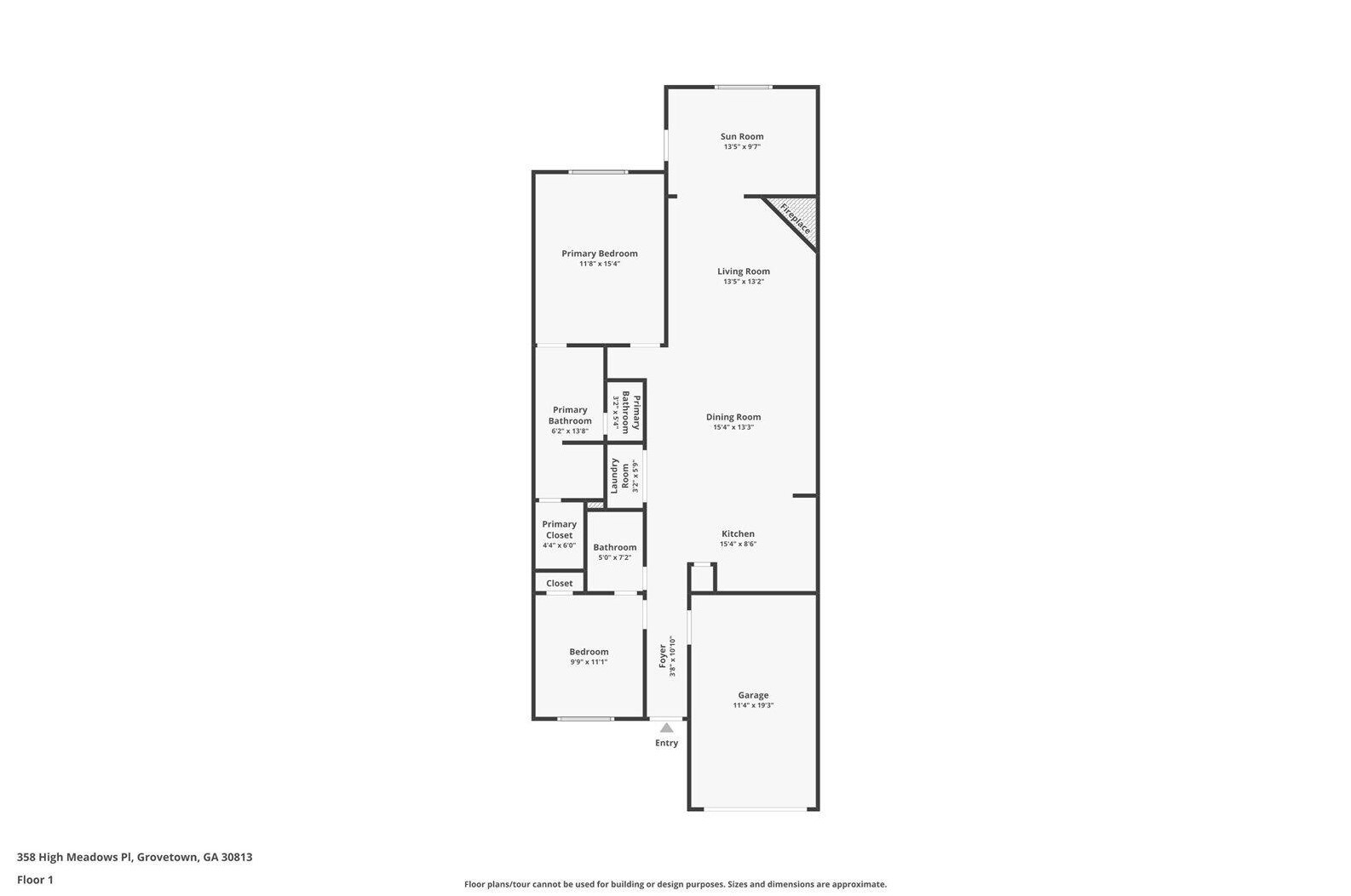 358 High Meadows Pl, Grovetown GA  30813-8116 exterior