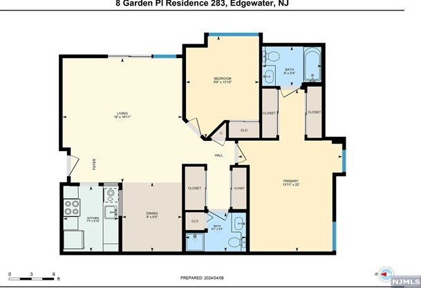 8 Garden Pl, Edgewater NJ  07020-7233 exterior