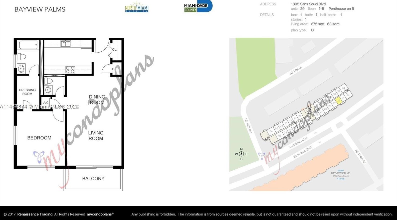 1805 Sans Souci Blvd, Miami FL  33181-3017 exterior